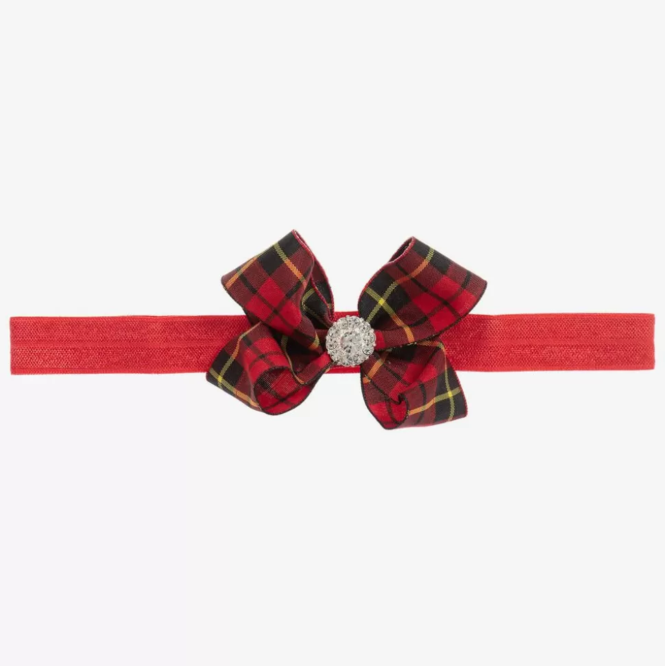 Cute Cute Red Tartan Headband (7cm)^ Hair Accessories