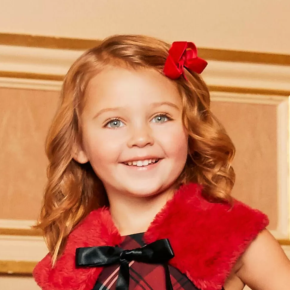 Bowtique London Velvet Bow Hair Clip (11cm)^ Hair Accessories