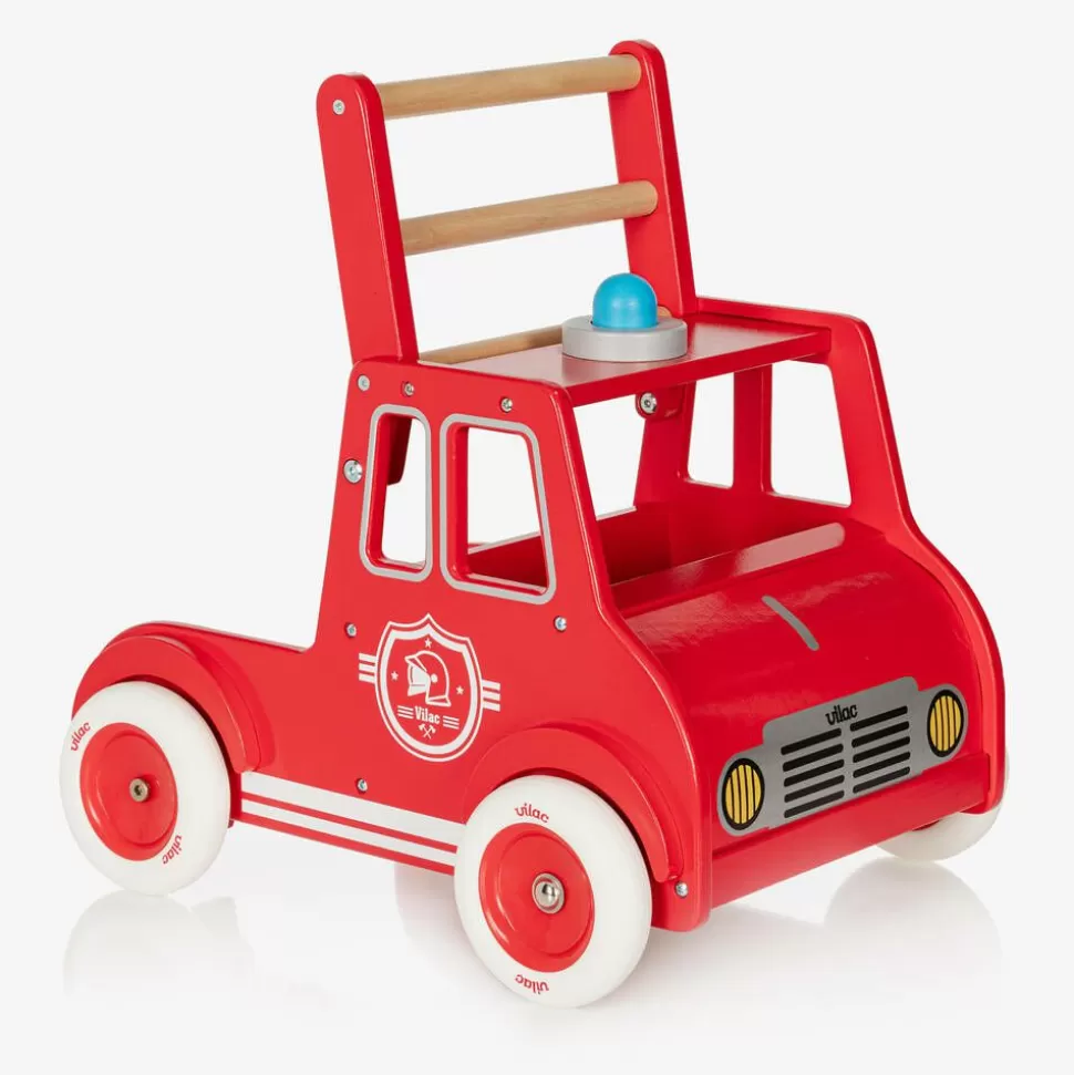 Vilac Red Wooden Fire Engine Walker (46cm)^BOY Toys | Toys