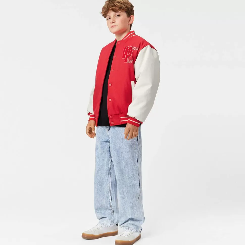 Molo Red Wool Varsity Jacket^ Coats & Jackets