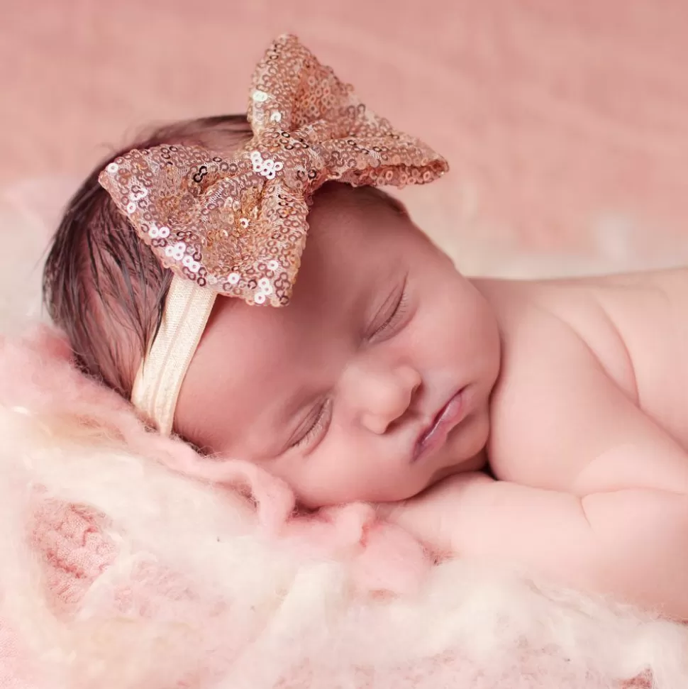 Cute Cute Rose Gold Sequin Headband^ Hair Accessories