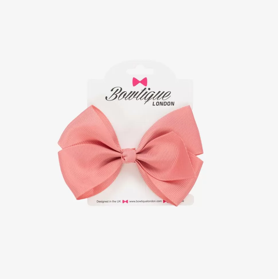 Bowtique London Rose Pink Bow Hair Clip (10cm)^ Hair Accessories