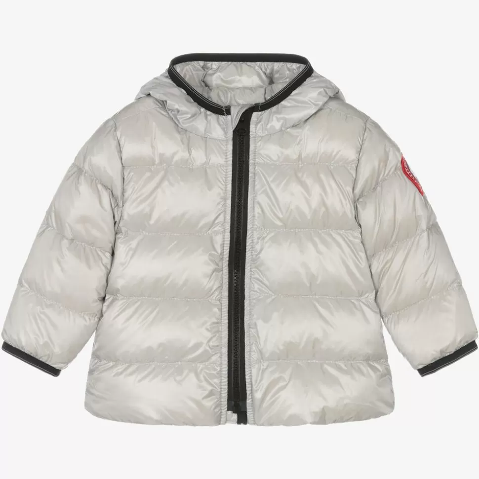 Canada Goose Silver Down Padded Crofton Baby Jacket^BOY Coats & Jackets | Coats & Jackets
