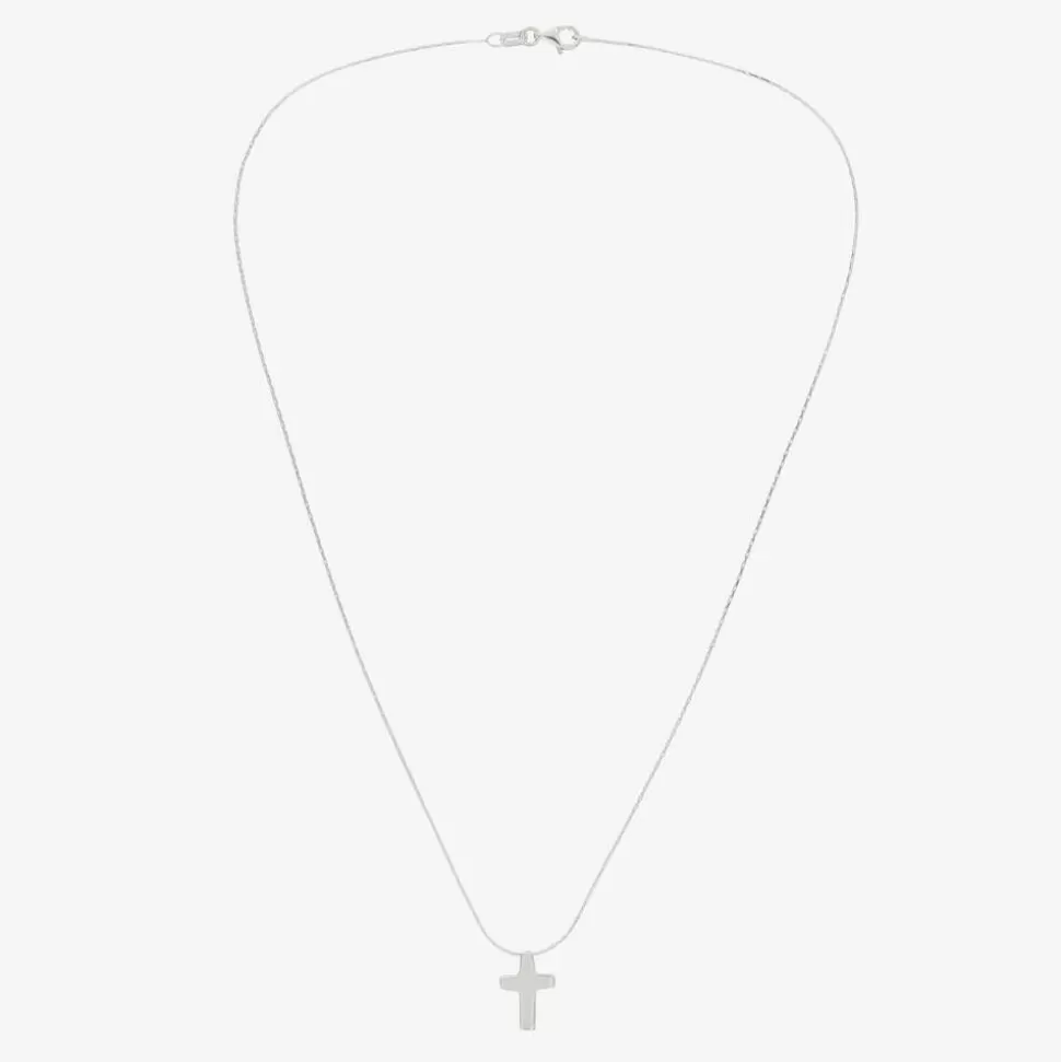Tales From The Earth Sterling Silver Cross Necklace (40cm)^BOY Gifts | Jewellery