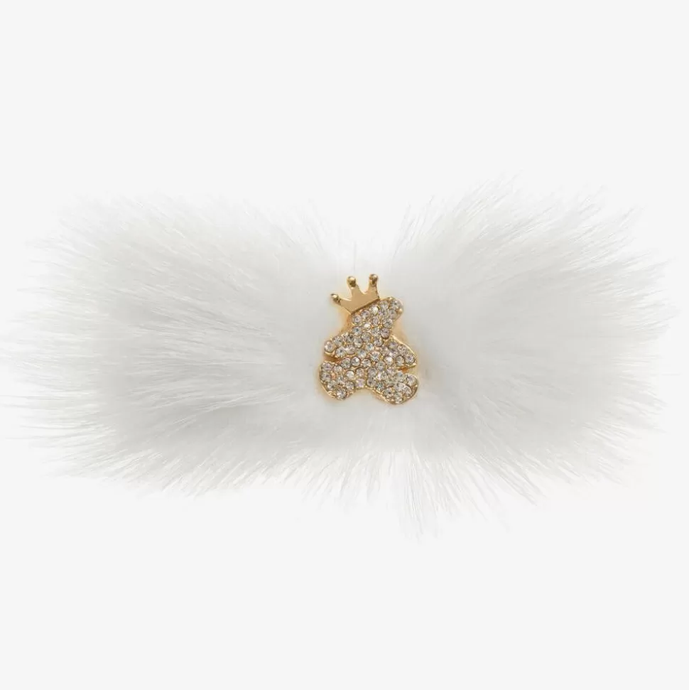 Cute Cute Teddy & Fur Hairclip (10cm)^ Hair Accessories