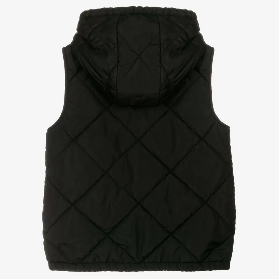Burberry Teen Boys Beige Vintage Check Reversible Gilet^BOY Coats & Jackets