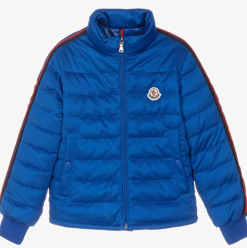 Moncler Enfant Teen Boys Blue Down Padded Jacket^BOY Coats & Jackets