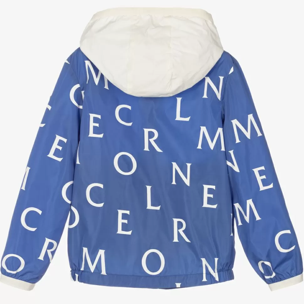 Moncler Enfant Teen Boys Blue Logo Jacket^BOY Coats & Jackets