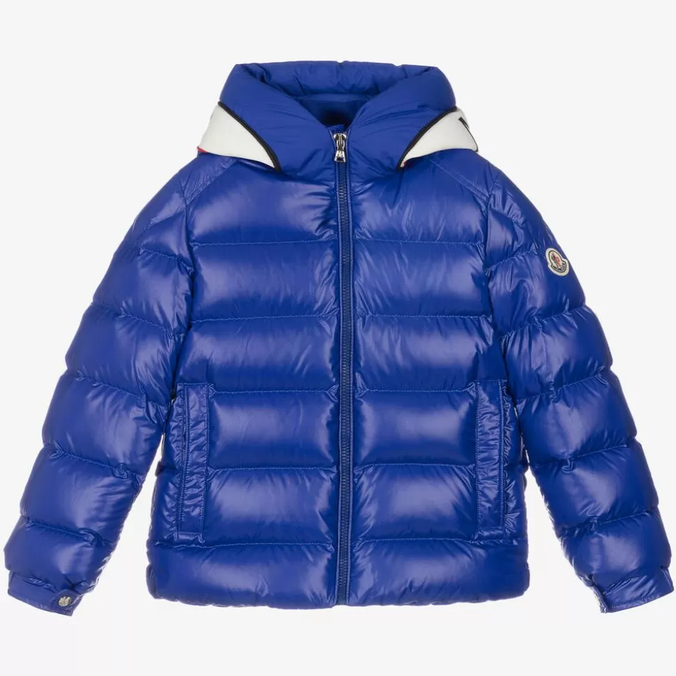 Moncler Enfant Teen Boys Blue Puffer Jacket^BOY Coats & Jackets