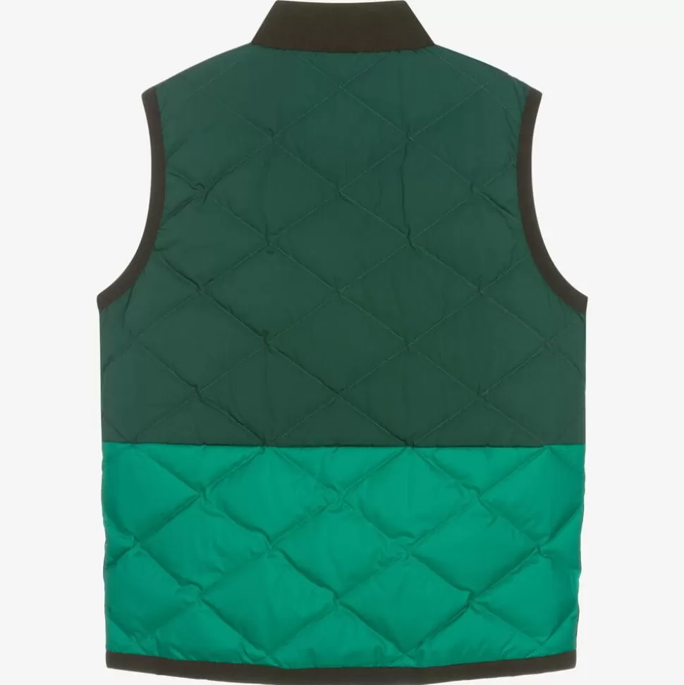 Moncler Enfant Teen Boys Green Bokai Down Padded Gilet^BOY Coats & Jackets