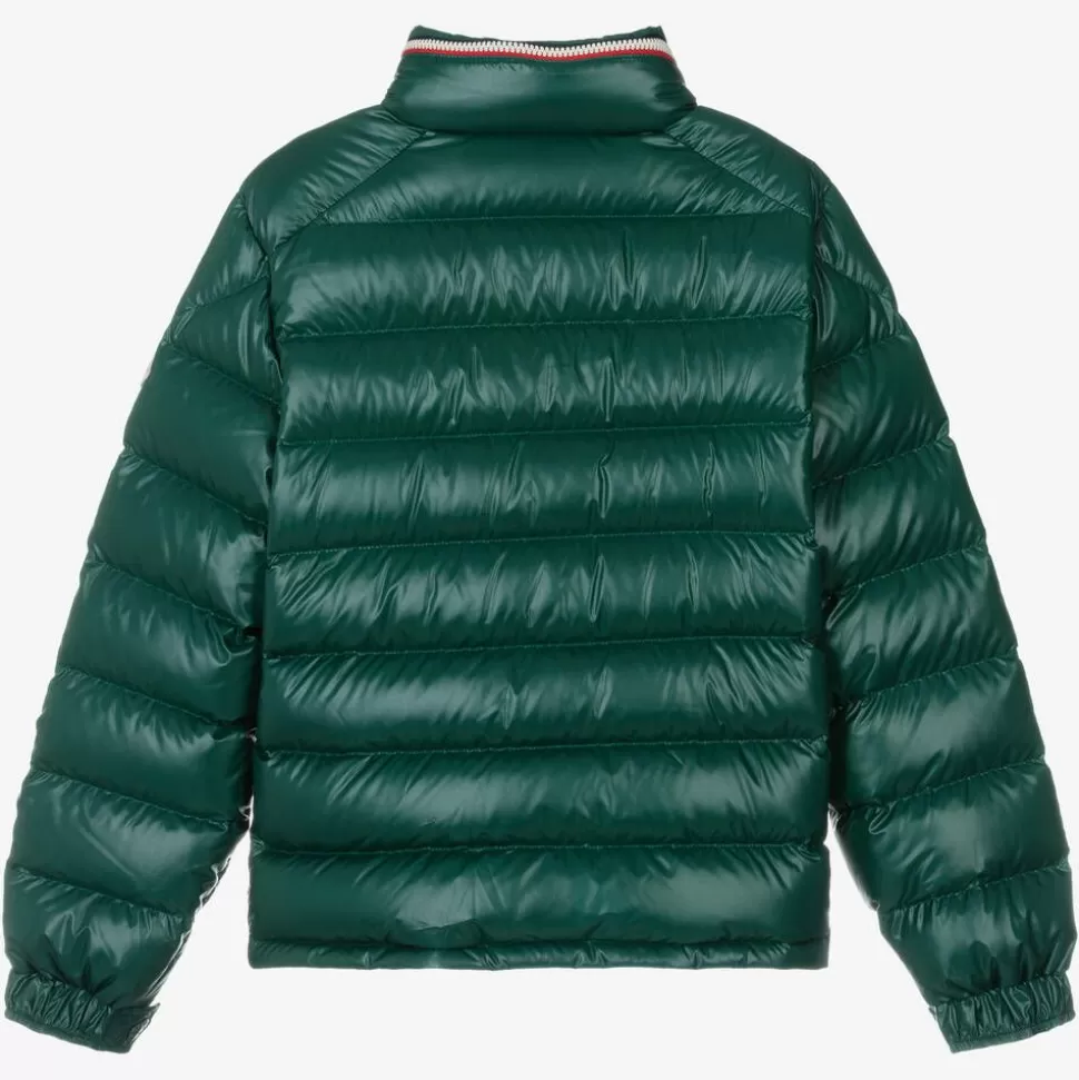 Moncler Enfant Teen Boys Green Bourne Down Puffer Jacket^BOY Coats & Jackets