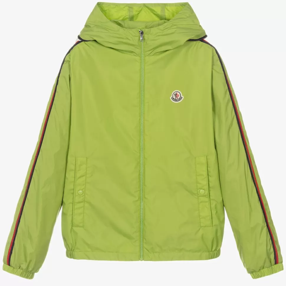 Moncler Enfant Teen Boys Green Jacket^BOY Coats & Jackets
