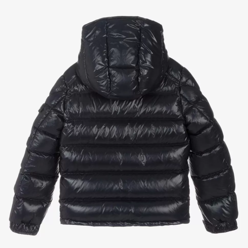 Moncler Enfant Teen Boys Navy Blue Maya Down Puffer Jacket^BOY Coats & Jackets