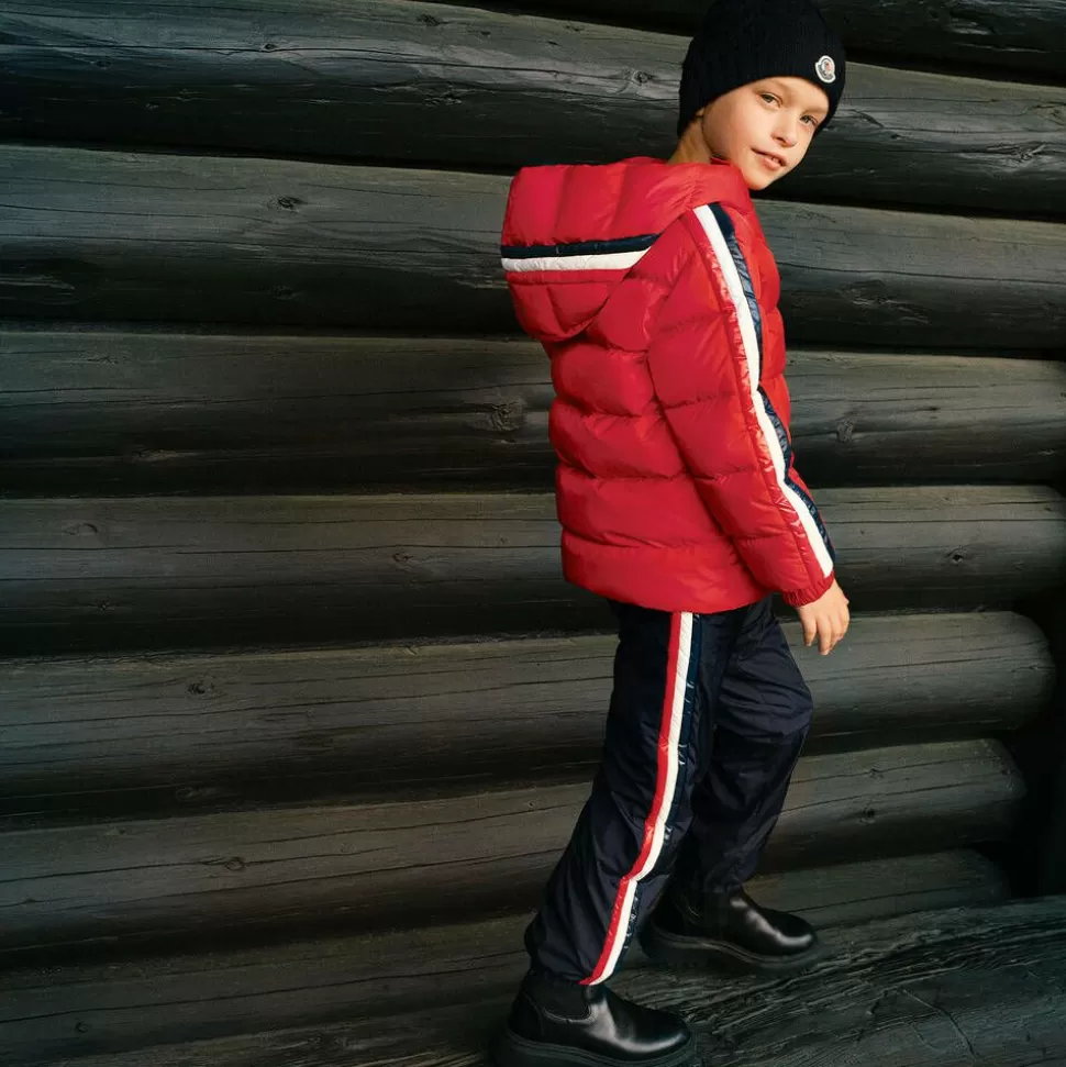 Moncler Enfant Teen Boys Red Down Jacket^BOY Coats & Jackets