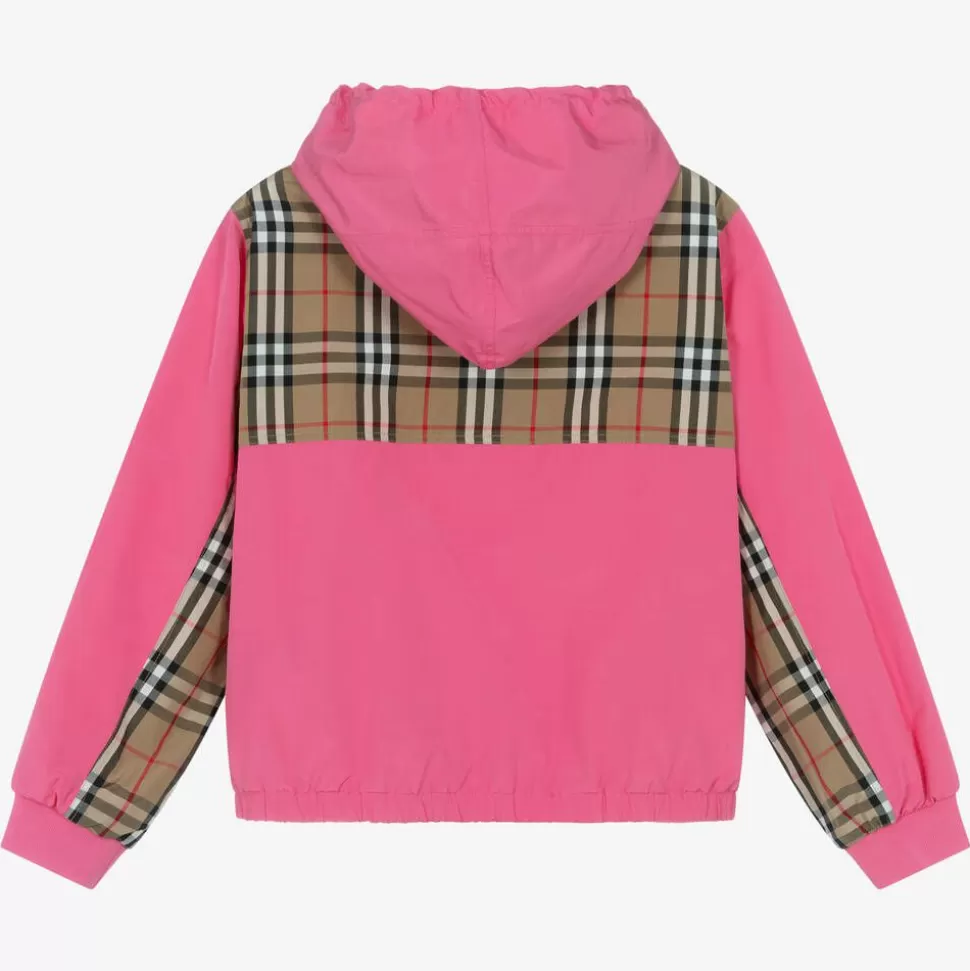 Burberry Teen Girls Pink Vintage Check Jacket^ Coats & Jackets