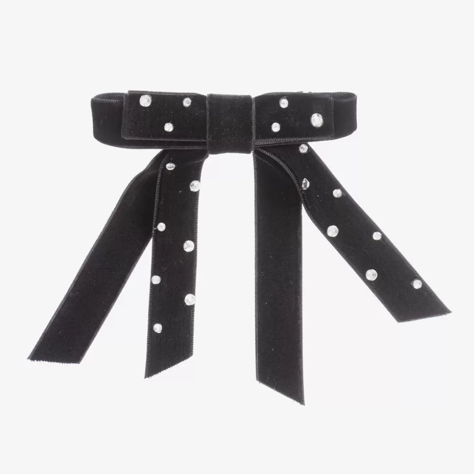 Milledeux Velvet Bow Hair Clip (10cm)^ Hair Accessories