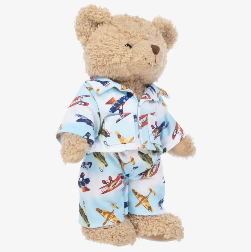 Powell Craft Vintage Plane Pyjama Teddy Bear (34cm)^BOY Toys | Toys