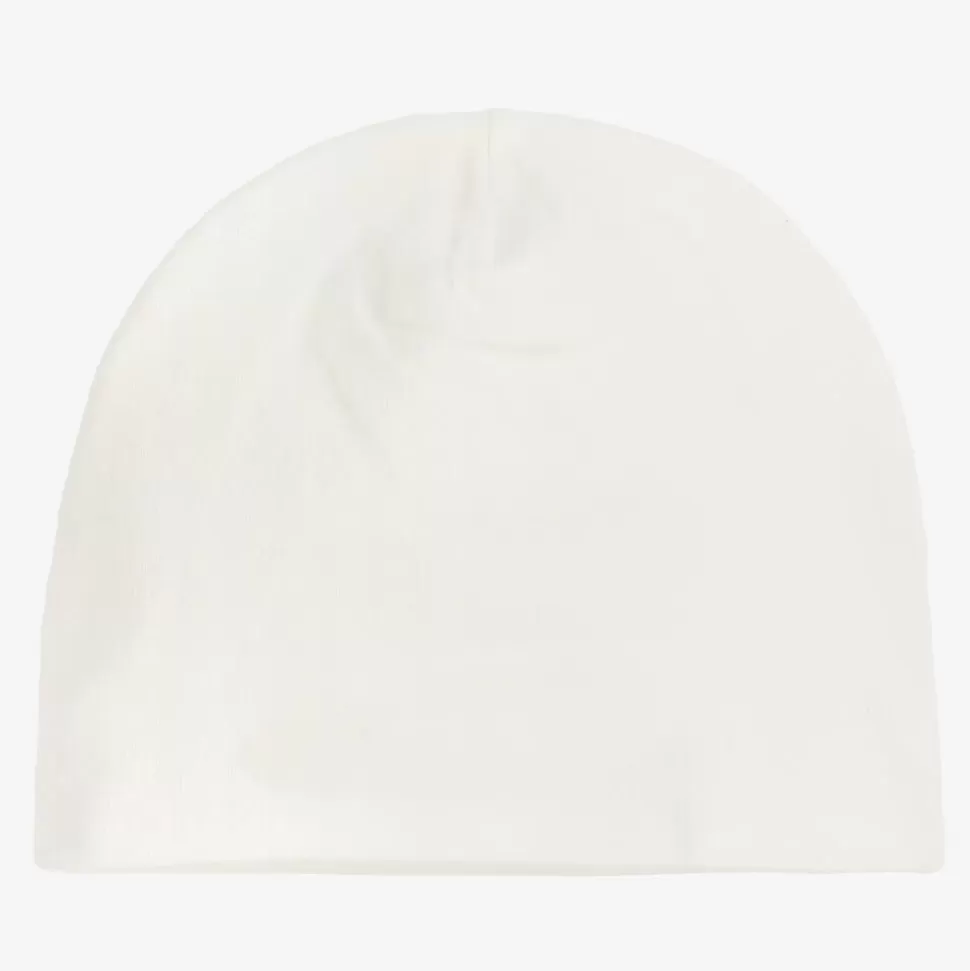 Versace White & Gold Medusa Logo Baby Hat^ Hats