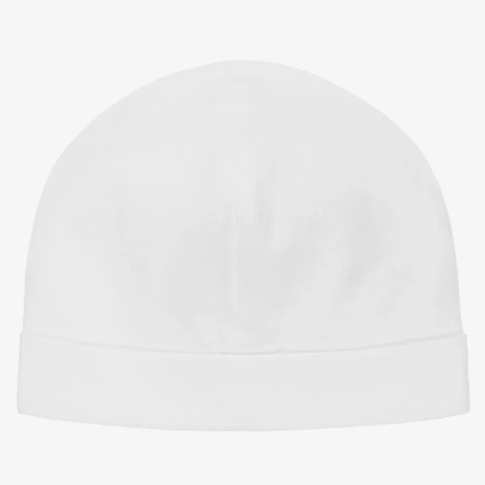 Gucci White Cotton Baby Hat^ Hats