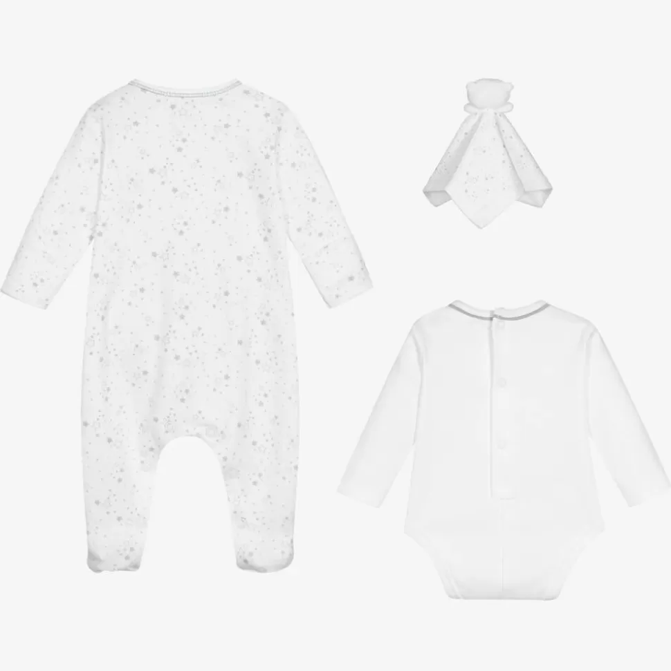 Emile et Rose White Cotton Babysuit Set^ Gifts | Babysuits