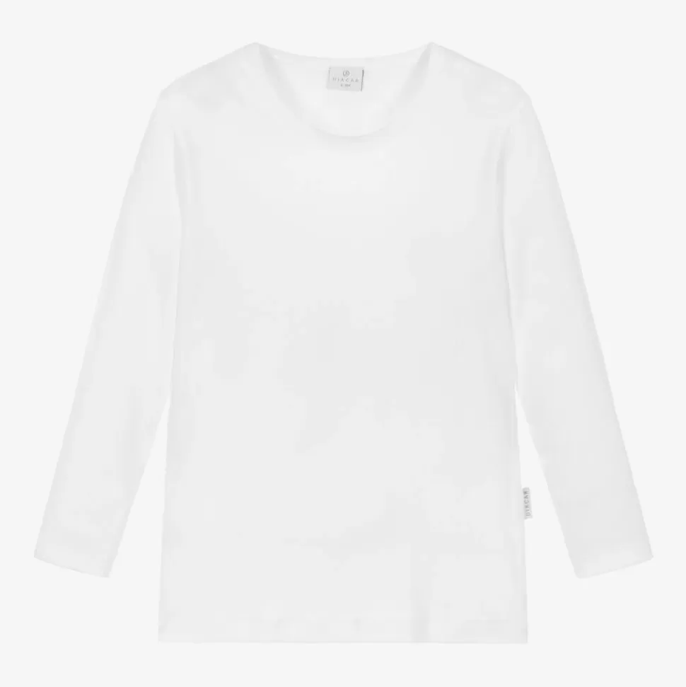 Diacar White Cotton Top^BOY Underwear
