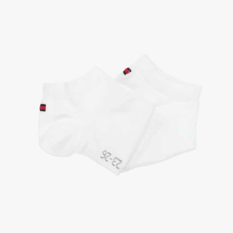 Tommy Hilfiger White Cotton Trainer Socks (2 Pack)^BOY Socks