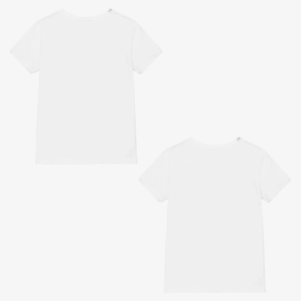 Dolce amp; Gabbana White Cotton T-Shirts (2 Pack)^BOY Underwear | Underwear