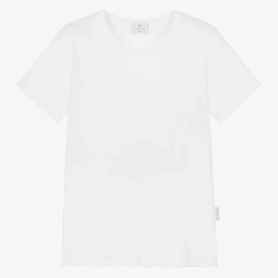 Diacar White Cotton Vest Top^BOY Underwear