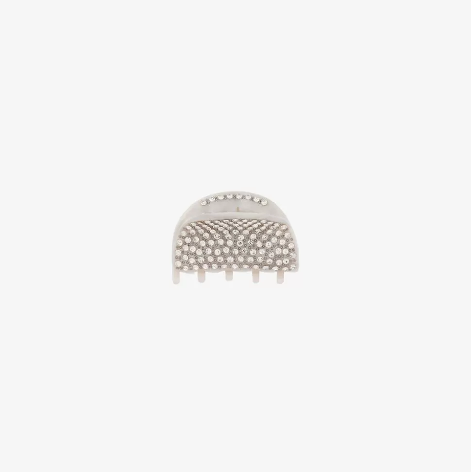 Milledeux White Diamante Hairclip (5cm)^ Hair Accessories