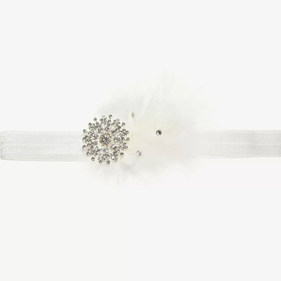Cute Cute White Feather Headband^ Hair Accessories
