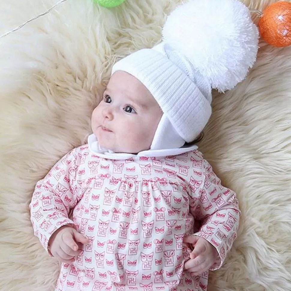 Sätila of Sweden White Jim Giant Pom-Pom Hat^BOY Hats | Hats