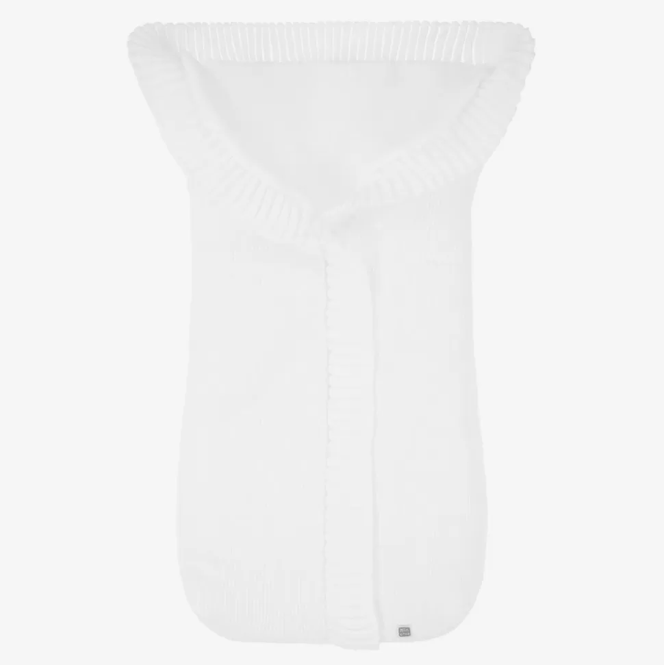 Minutus White Knitted Baby Nest (75cm)^ Nests
