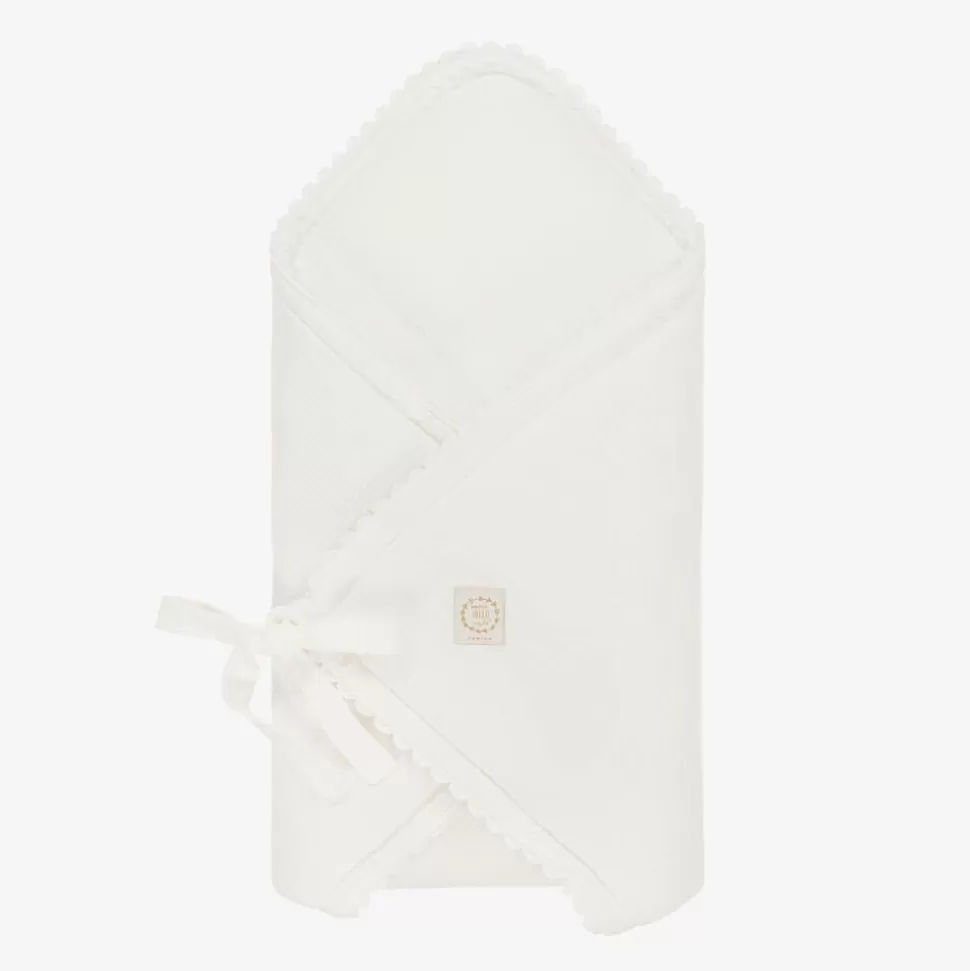Jamiks White Organic Cotton Basket Weave Nest^ Gifts | Nests