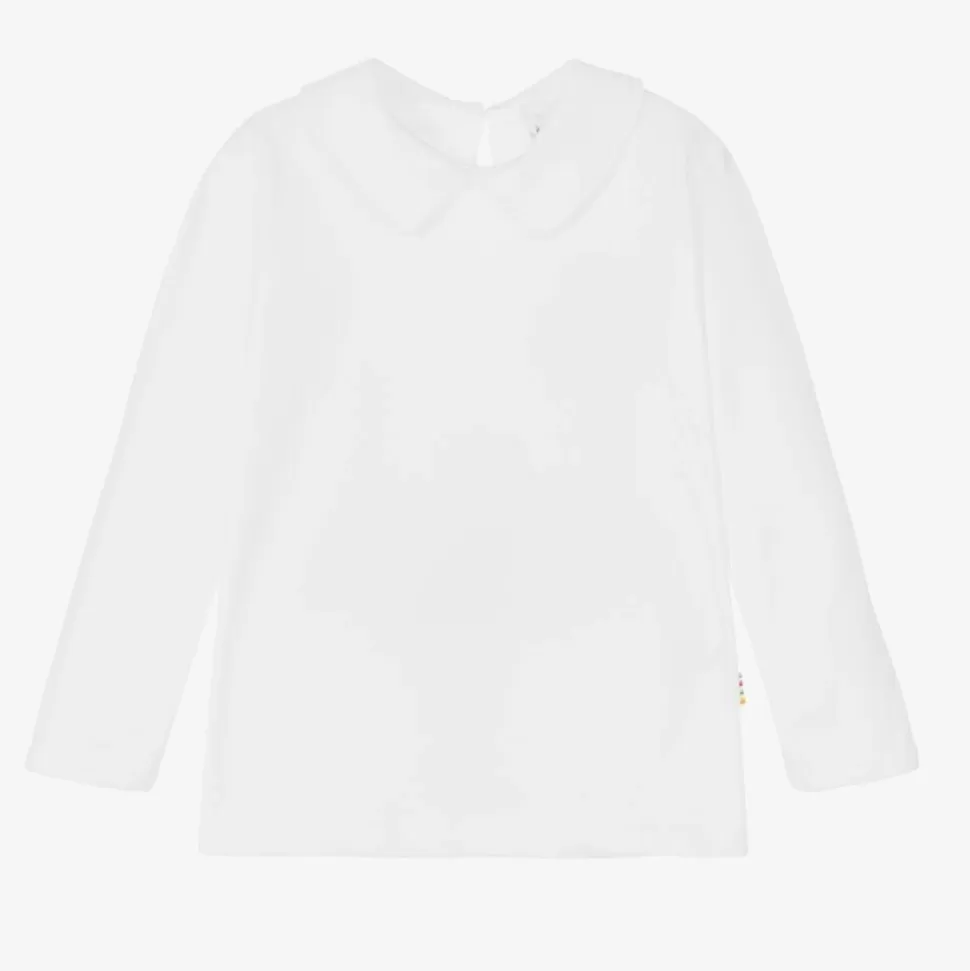 Joha White Organic Cotton Top^ Tops