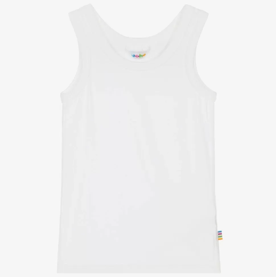 Joha White Organic Viscose Bamboo Vest^BOY Underwear