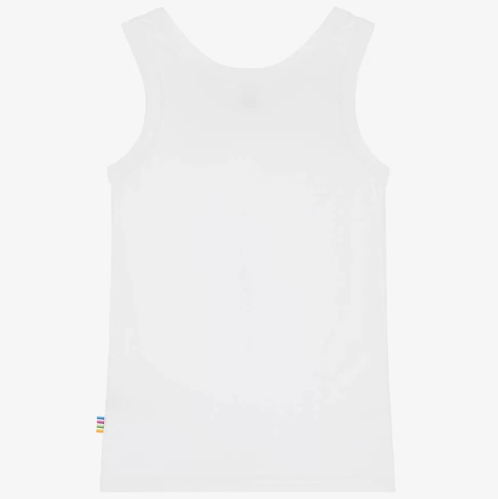 Joha White Organic Viscose Bamboo Vest^BOY Underwear