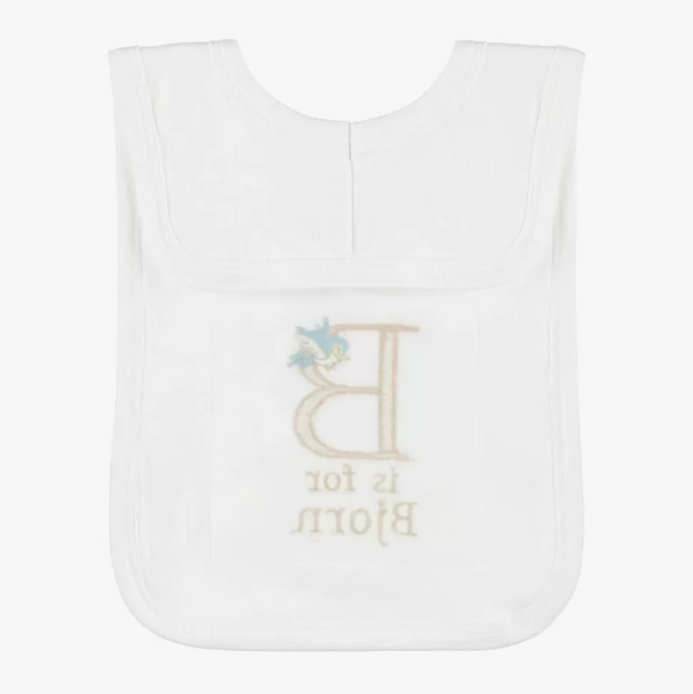 Paint My Dreams White Personalised 'B' Initial Bib^ Gifts