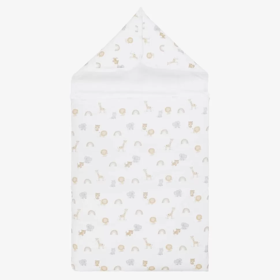Kissy Kissy White Pima Cotton Safari Squad Nest^ Nests