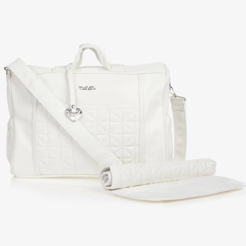 Nanán White Quilted Changing Bag (36cm)^ Gifts