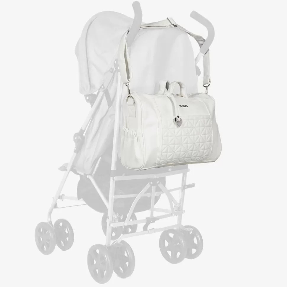 Nanán White Quilted Changing Bag (36cm)^ Gifts