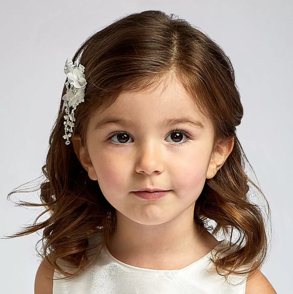 Cute Cute White Swarovski Hairclip (6cm)^ Hair Accessories