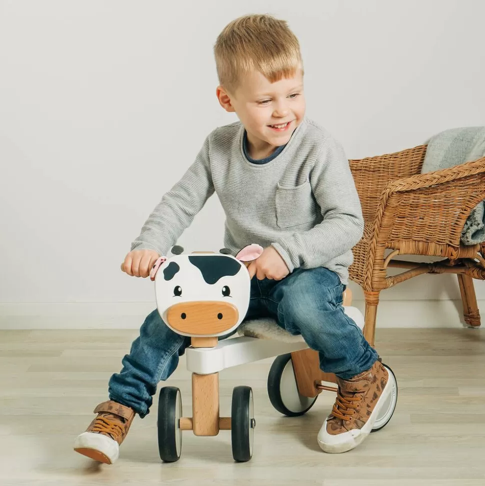 Bigjigs Wooden Ride-On Cow (45cm)^ Gifts