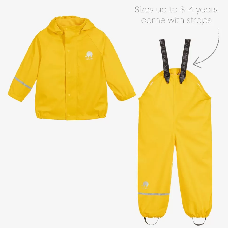 CeLaVi Yellow 2 Piece Rainsuit^BOY Coats & Jackets | Coats & Jackets