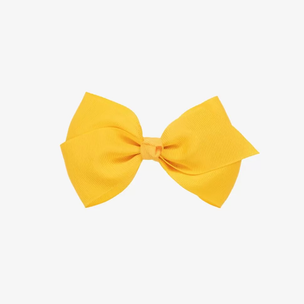 Bowtique London Yellow Bow Hair Clip (10cm)^ Hair Accessories