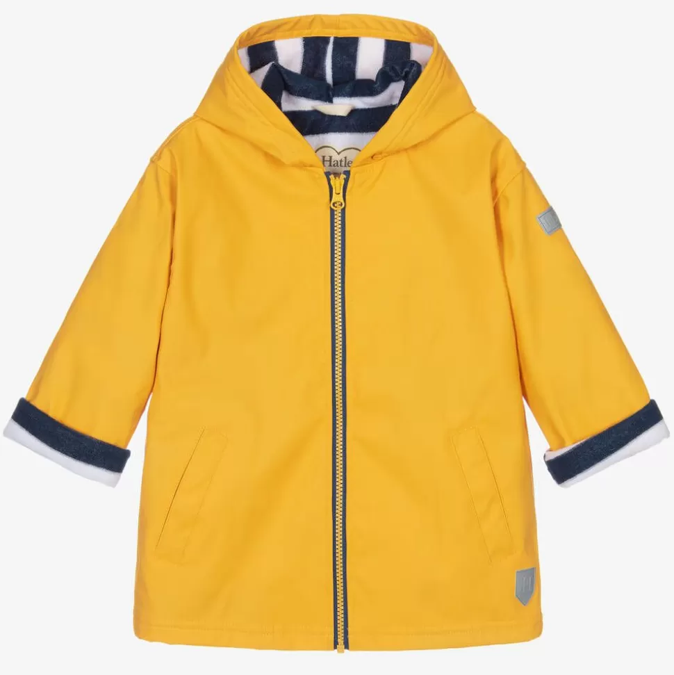 Hatley Yellow Hooded Raincoat^BOY Coats & Jackets | Coats & Jackets
