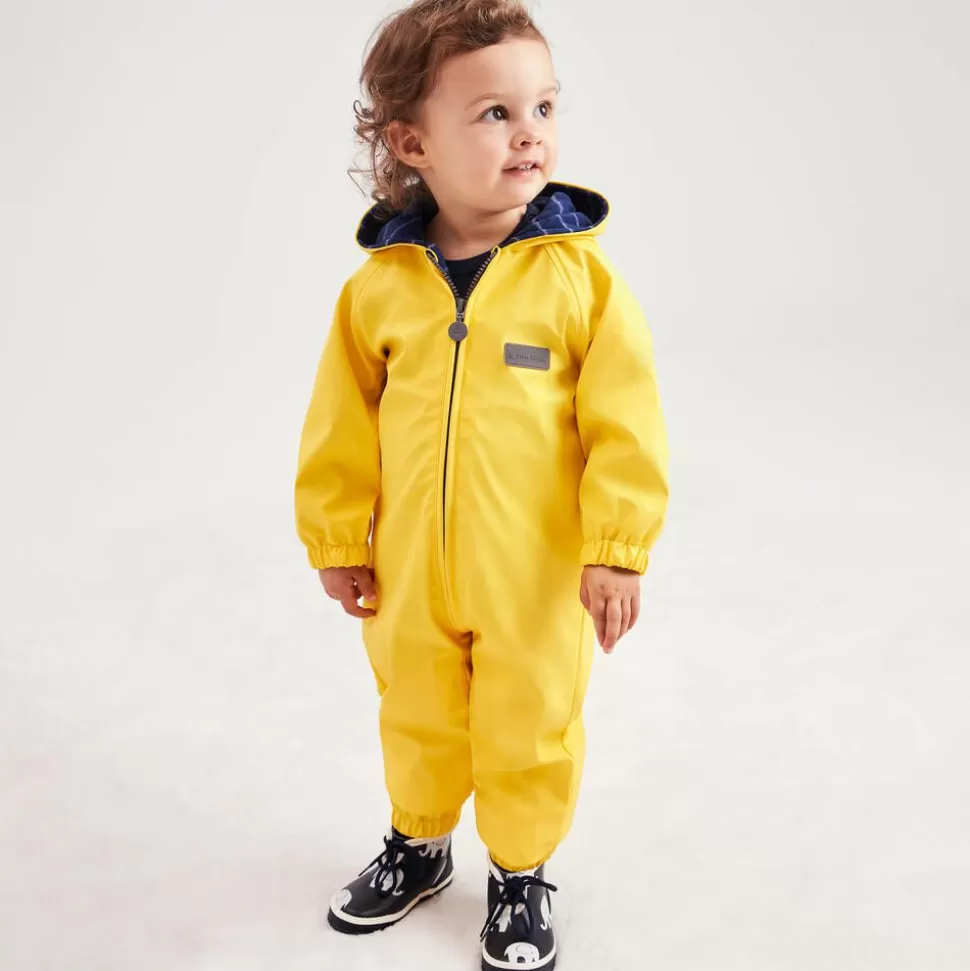Mitty James Yellow Hooded Waterproof Rainsuit^BOY Coats & Jackets | Coats & Jackets
